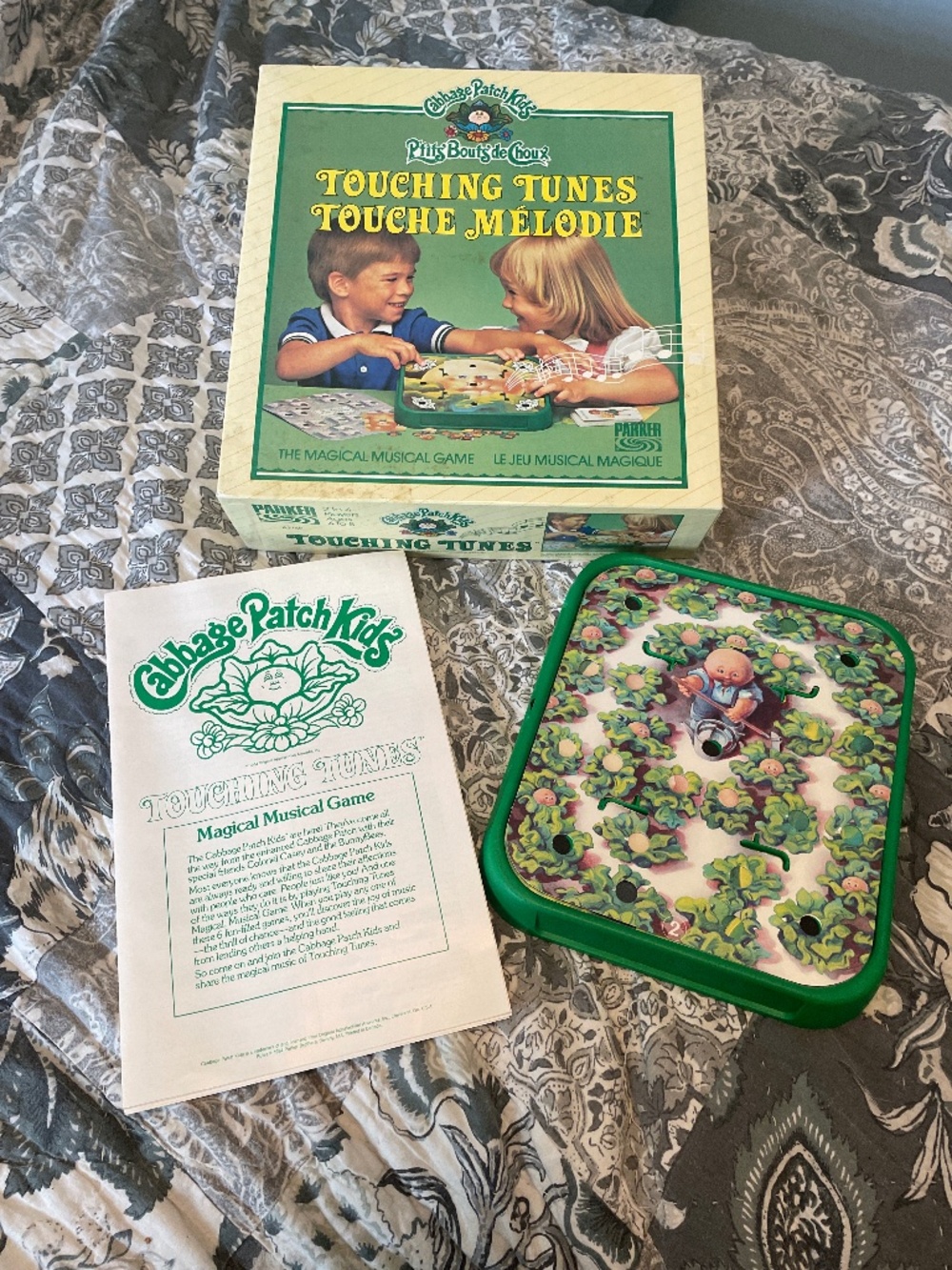 vintage 1984 Parker Brothers Cabbage Patch Kids Touching Tunes game